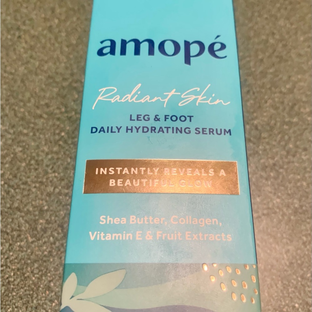 Amope Radiant Skin Leg & Foot Daily Hydrating Serum w/Collagen, Full Size